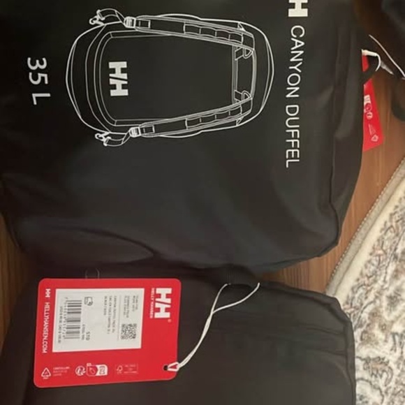BRAND NEW men women helly hansen hh canyon duffel convertible backpack 35L - Picture 6 of 6